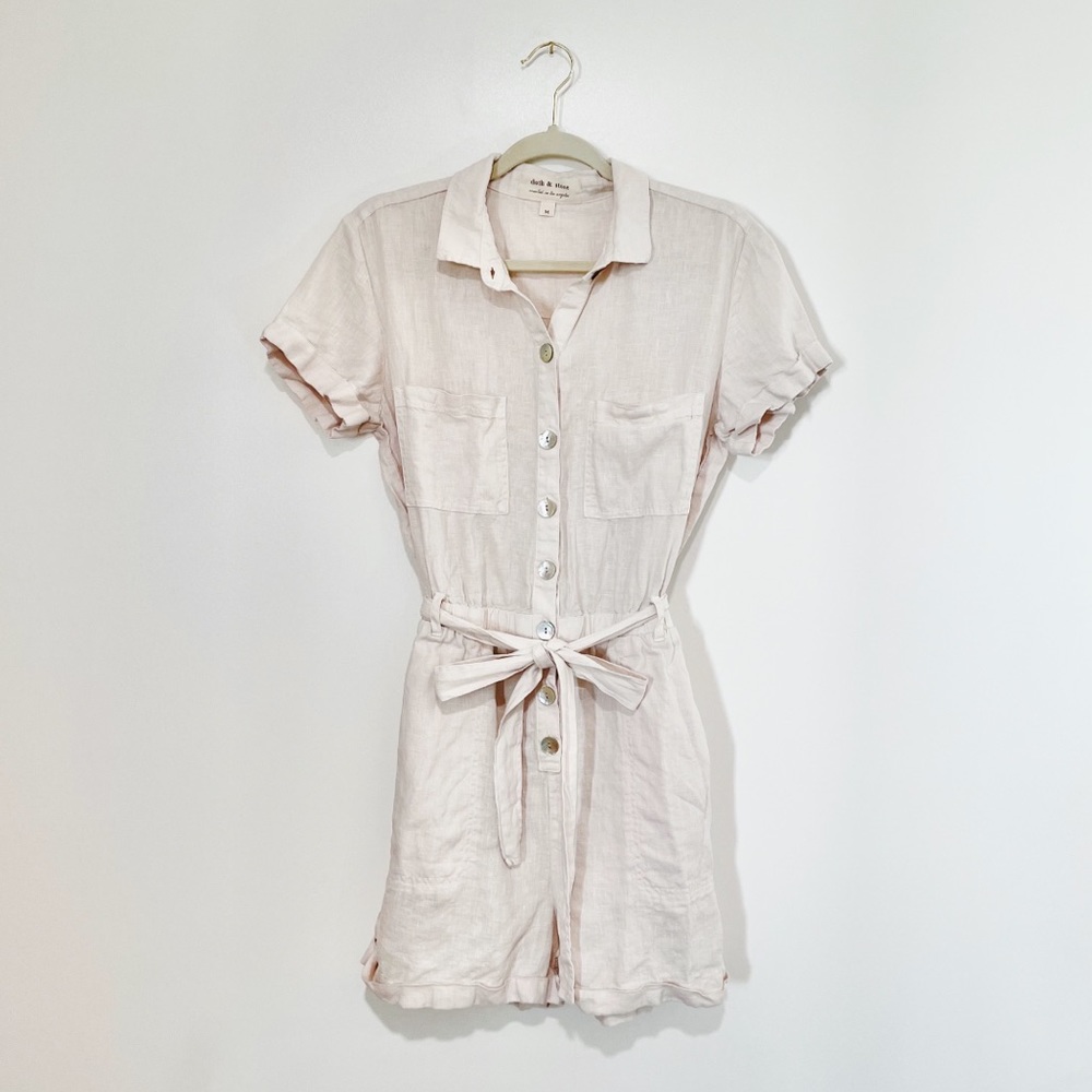 Cloth & Stone Linen Romper
